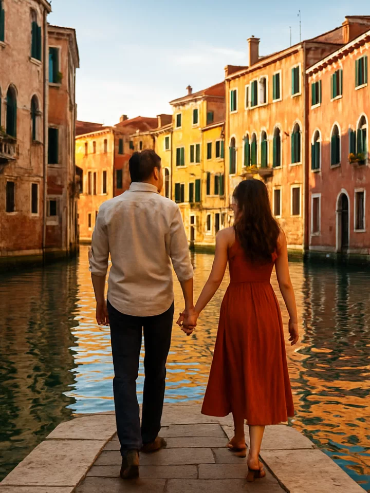 Photographie insolite voyage — Un couple américain confronté aux lois italiennes à Venise