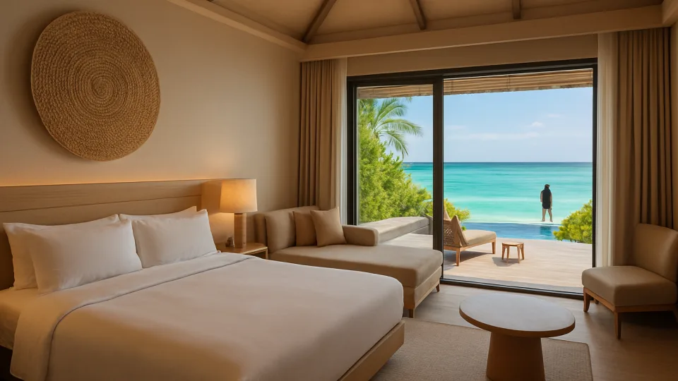 Le Kuda Villingili Resort Maldives, situé dans l'atoll de Malé Nord, a été choisi pour figurer dans le Guide MICHELIN 2026, soulignant la qualité de son expérience client.