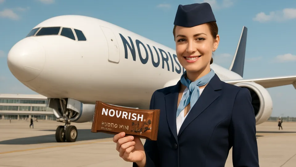 Nourish lance des barres brownie Nutty Bliss sur les vols long-courriers de Virgin, répondant à la demande croissante pour des options alimentaires saines.